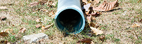 French drain installation